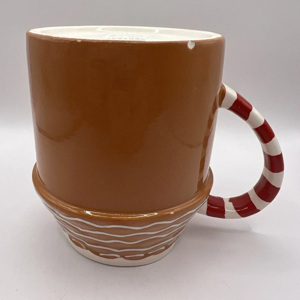 Target Wondershop Winter Christmas 2024 Gingerbread Mug Cocoa Coffee 15 oz